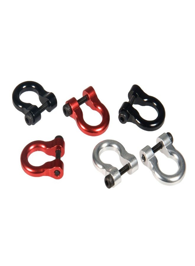 QUE-T 4 Pcs Aluminum Tow Shackle for 1/10 Scale TRX-4 Crawler Car (Silver) - Image 5